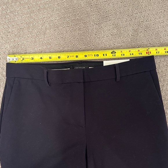 NWT Ann Taylor The Ankle Midrise Pants, Dark Navy, 10 Curvy, Office Workwear - Picture 9 of 14